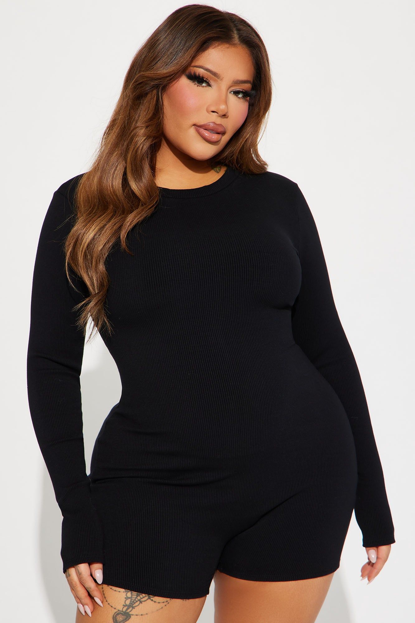 Maribel Snatched Romper - Black sold by Fashion Nova product image thumbnail 5
