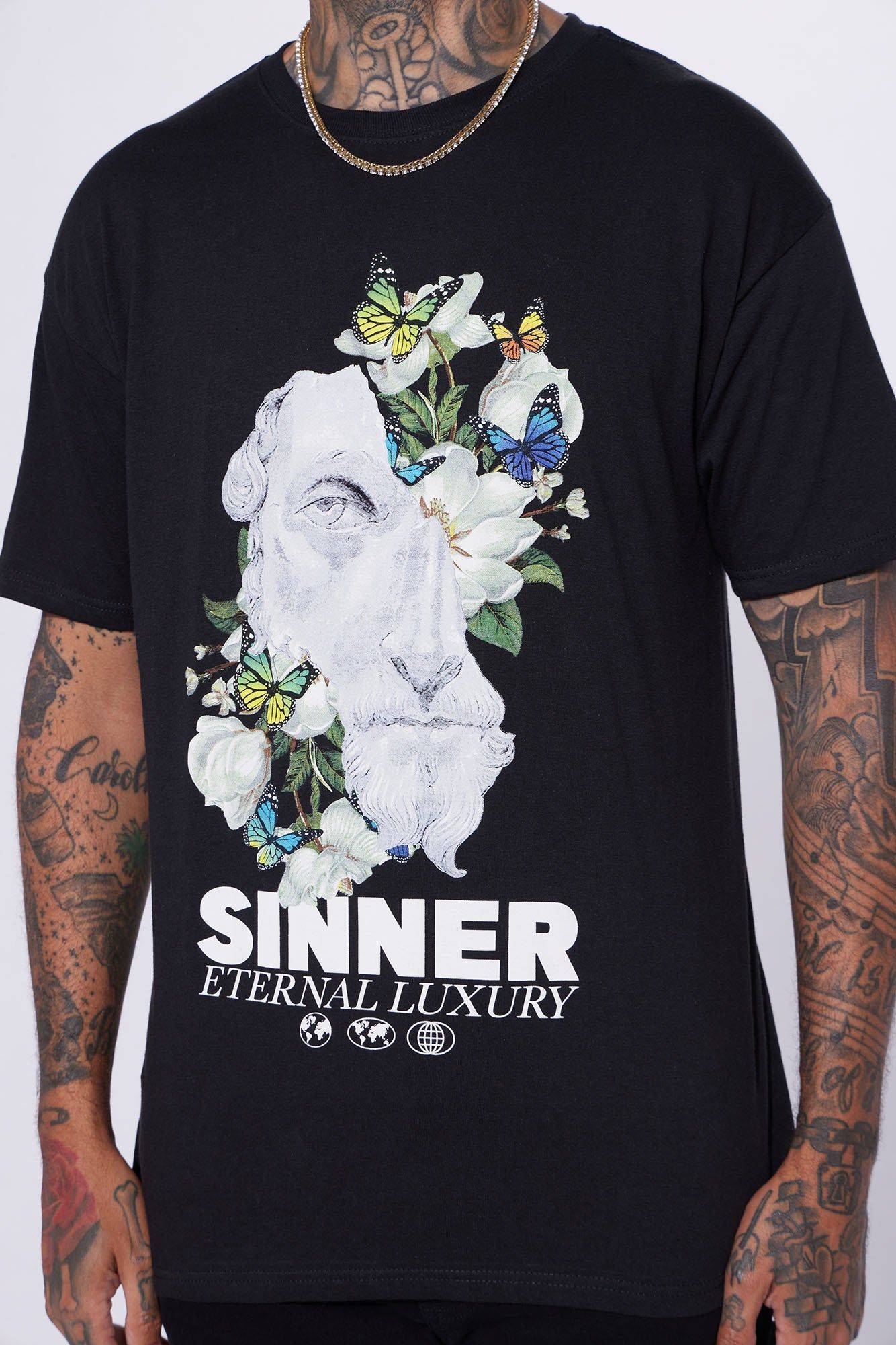Sinner Eternal Luxury Short Sleeve Tee - Black sold by Fashion Nova product image thumbnail 4