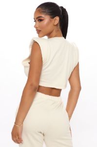 Say It Again Jogger Set - Cream sold by Fashion Nova