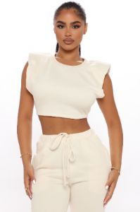 Say It Again Jogger Set - Cream sold by Fashion Nova
