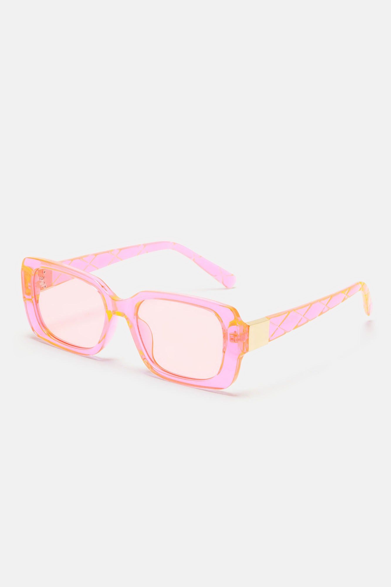 Mini Glad You Showed Up Sunglasses - Pink sold by Fashion Nova product image thumbnail 3