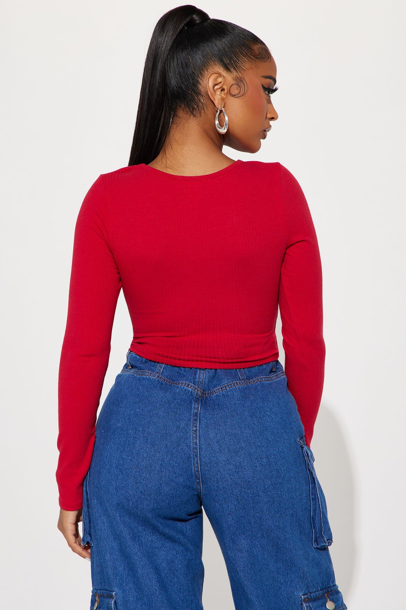 Aria Top - Red sold by Fashion Nova product image thumbnail 3