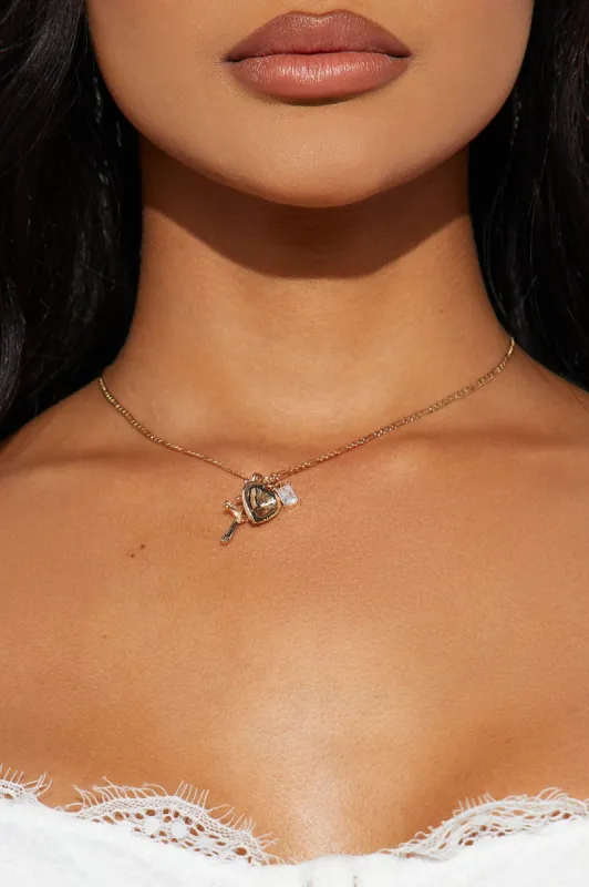 My Sweetest Love Necklace - Gold sold by Fashion Nova