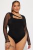 Have You To Myself Mesh Bodysuit - Black sold by Fashion Nova