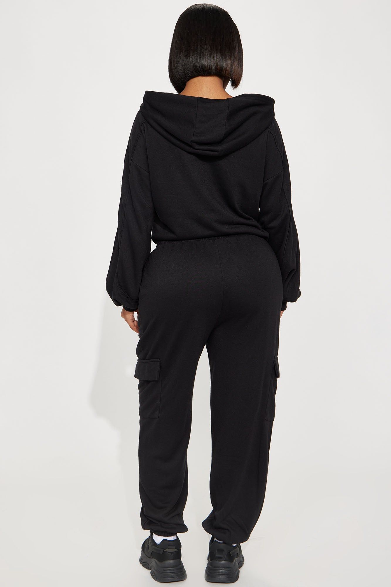 Out And About Cargo Jogger Set - Black sold by Fashion Nova product image thumbnail 3