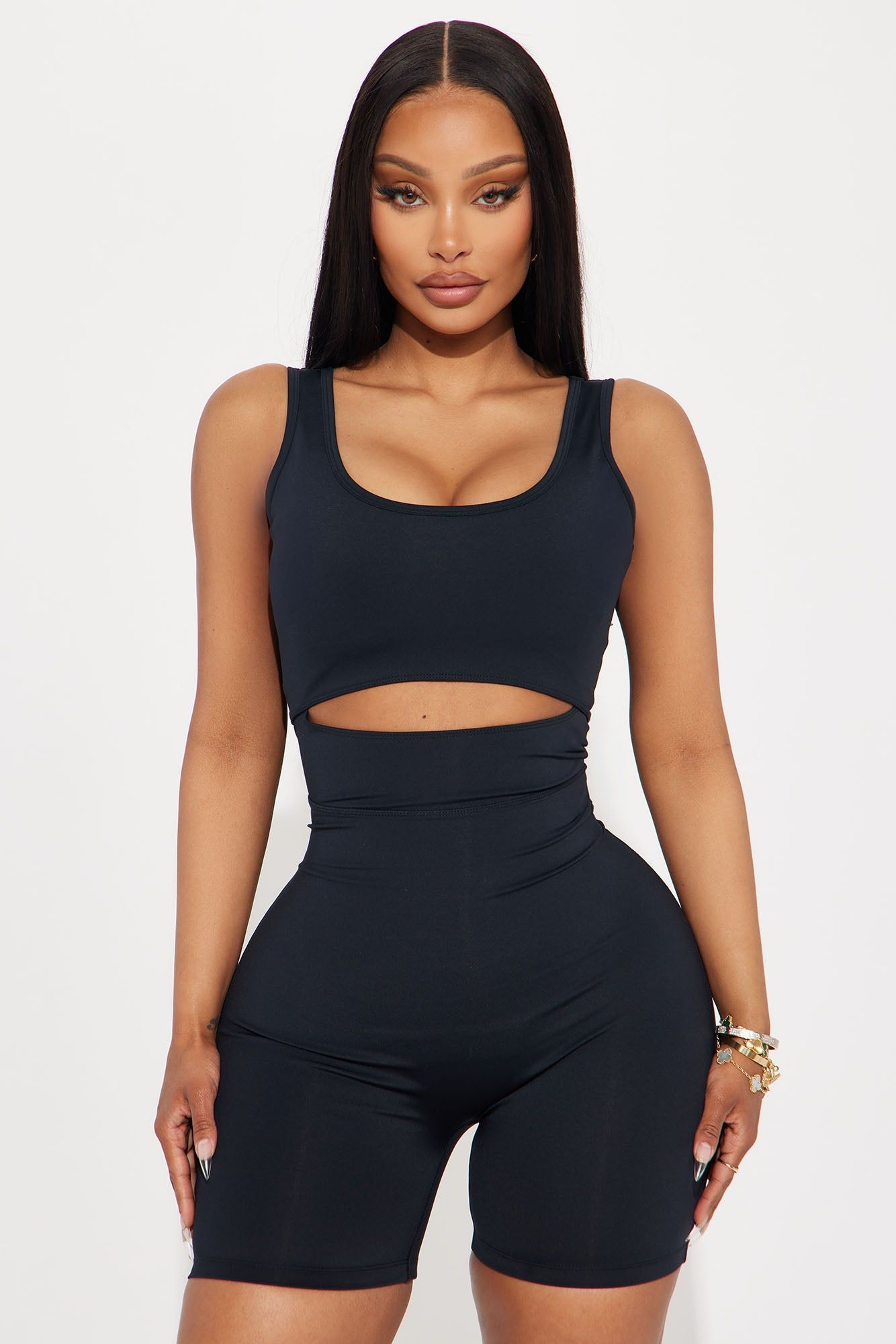 Fast Cycle Active Romper - Black sold by Fashion Nova product image thumbnail 2