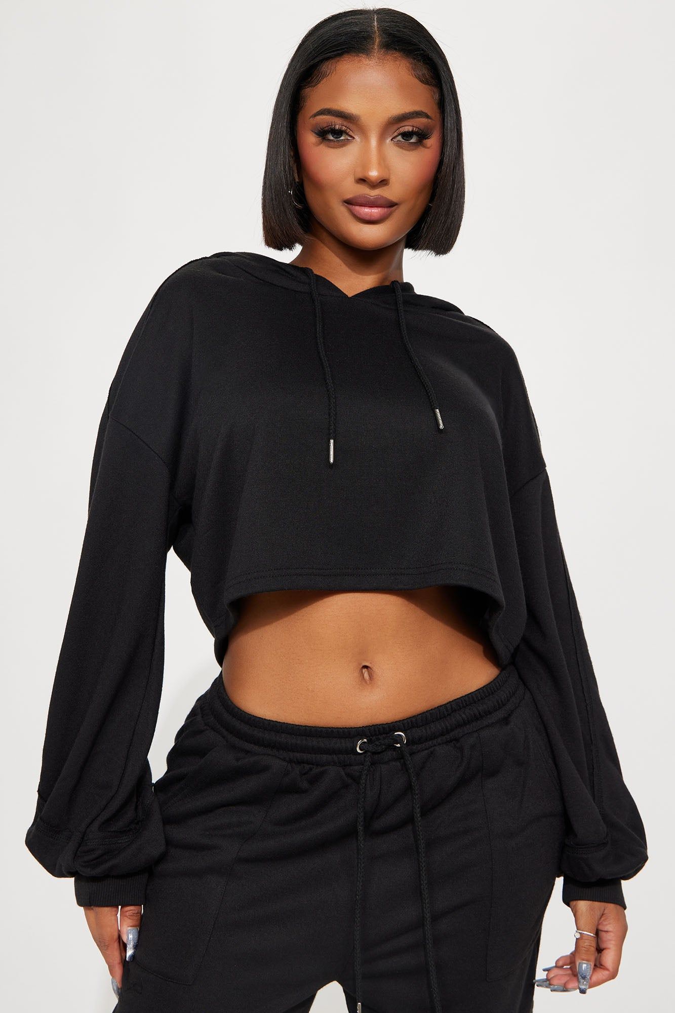 Out And About Cargo Jogger Set - Black sold by Fashion Nova product image thumbnail 2