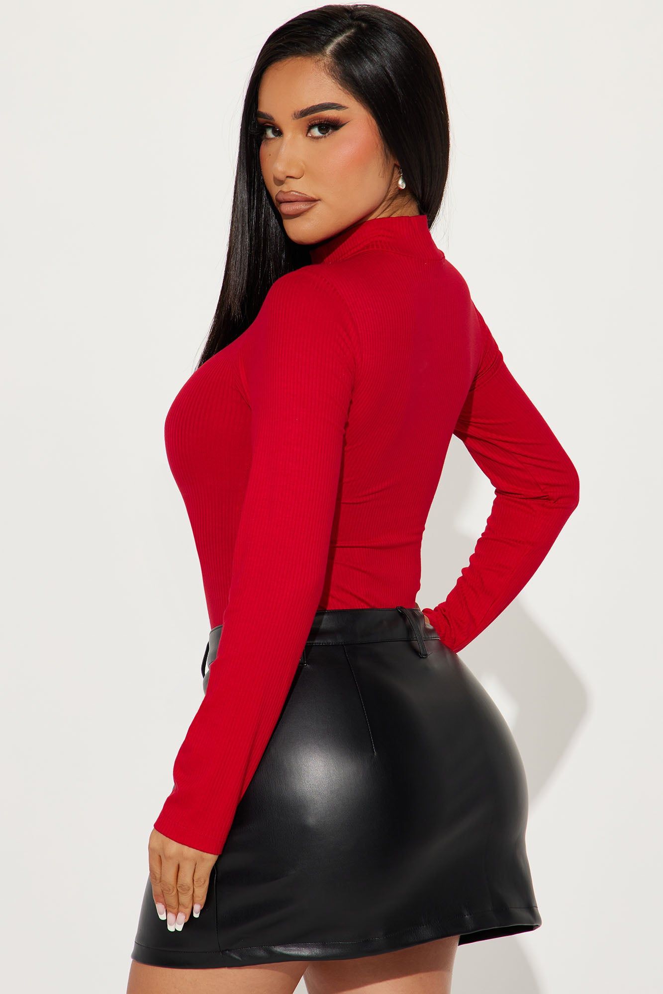 Dana Bodysuit - Red sold by Fashion Nova product image thumbnail 4