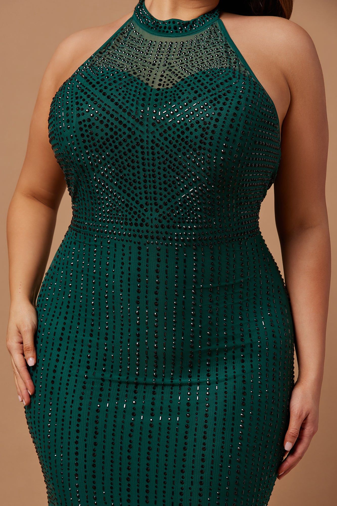 Zoe Embellished Gown - Hunter sold by Fashion Nova product image thumbnail 7