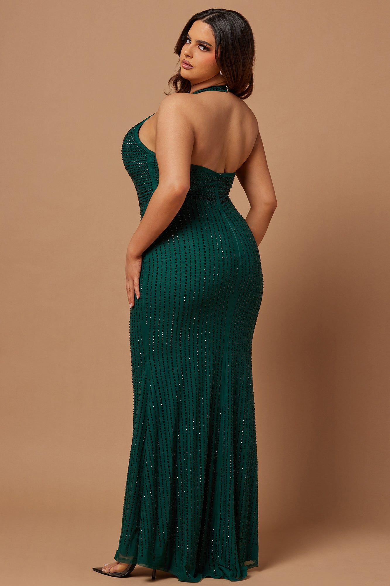 Zoe Embellished Gown - Hunter sold by Fashion Nova product image thumbnail 8