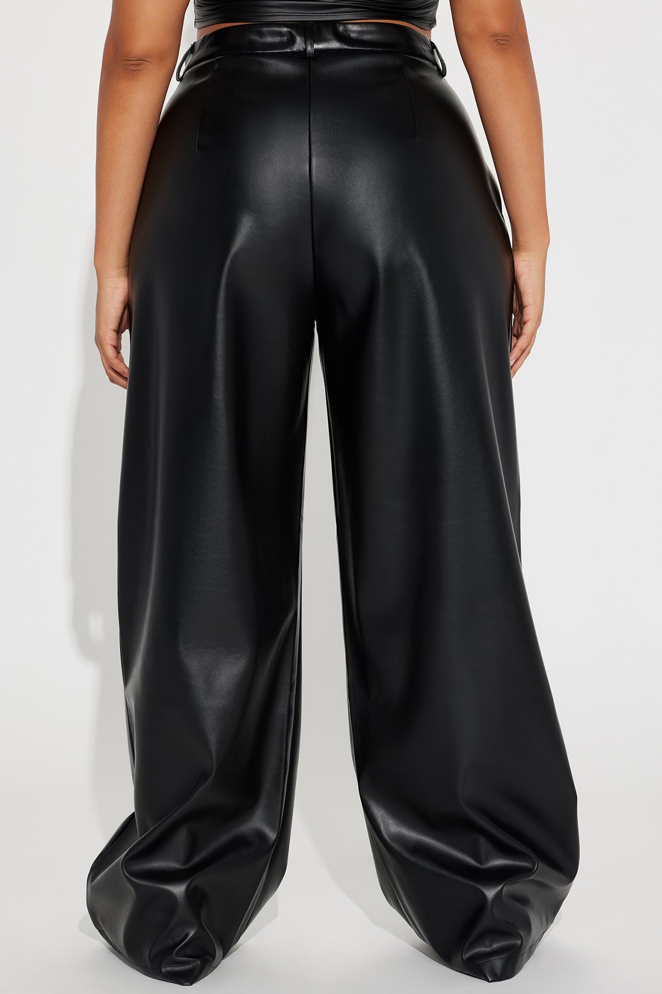 Nia Faux Leather Trouser - Black sold by Fashion Nova product image thumbnail 4