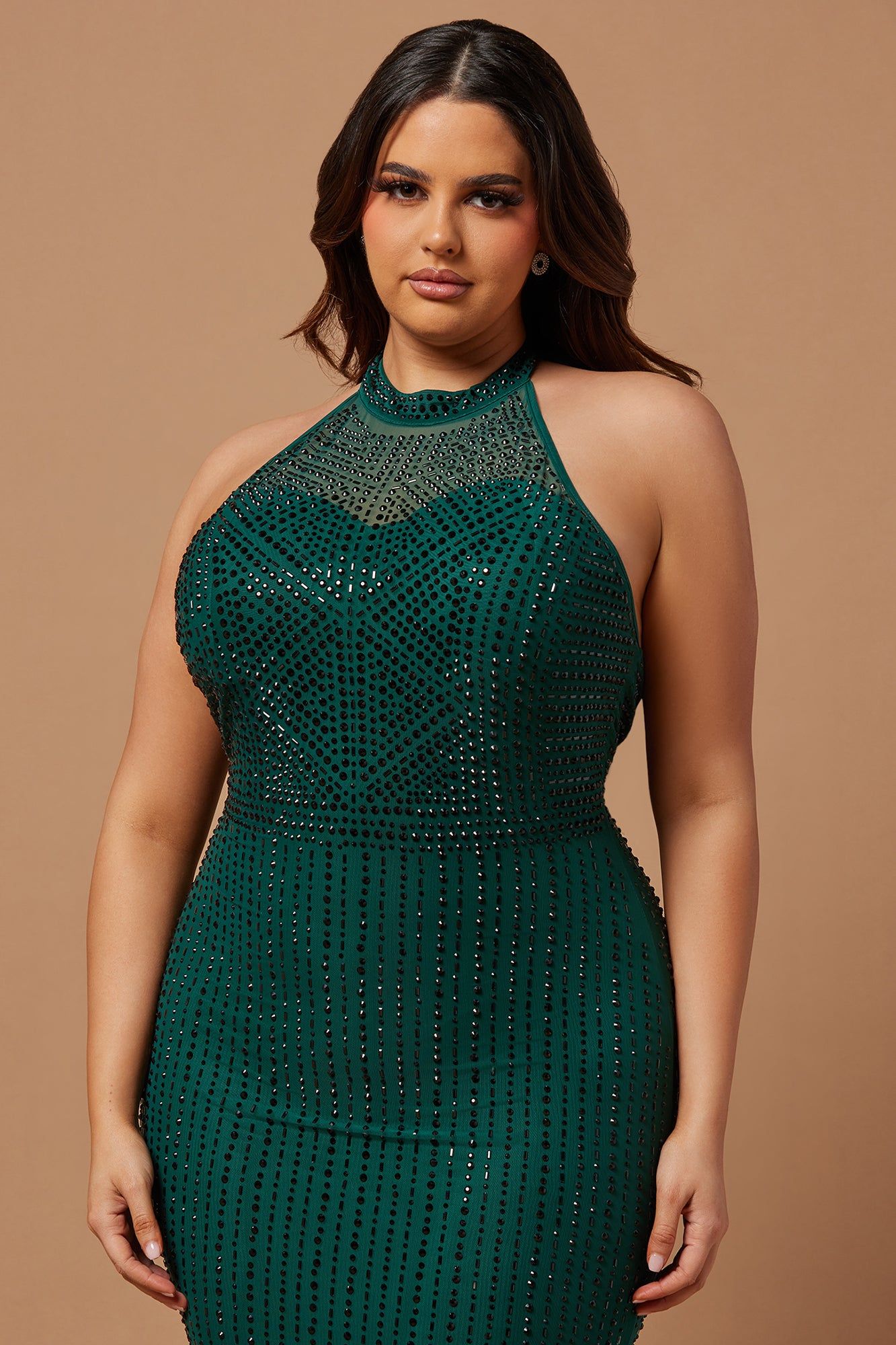 Zoe Embellished Gown - Hunter sold by Fashion Nova product image thumbnail 6