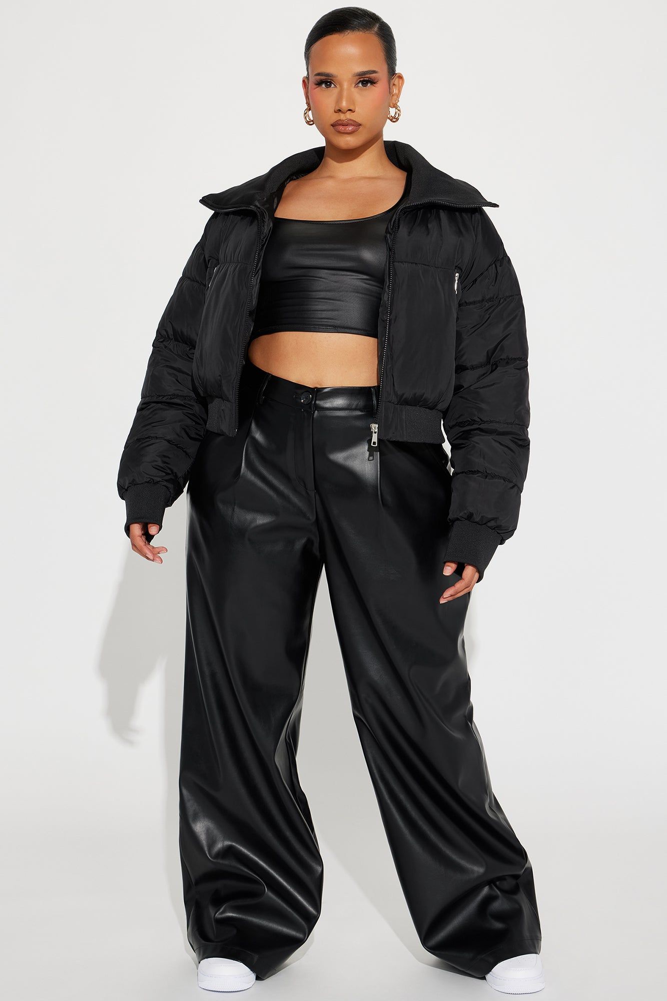 Nia Faux Leather Trouser - Black sold by Fashion Nova product image thumbnail 5