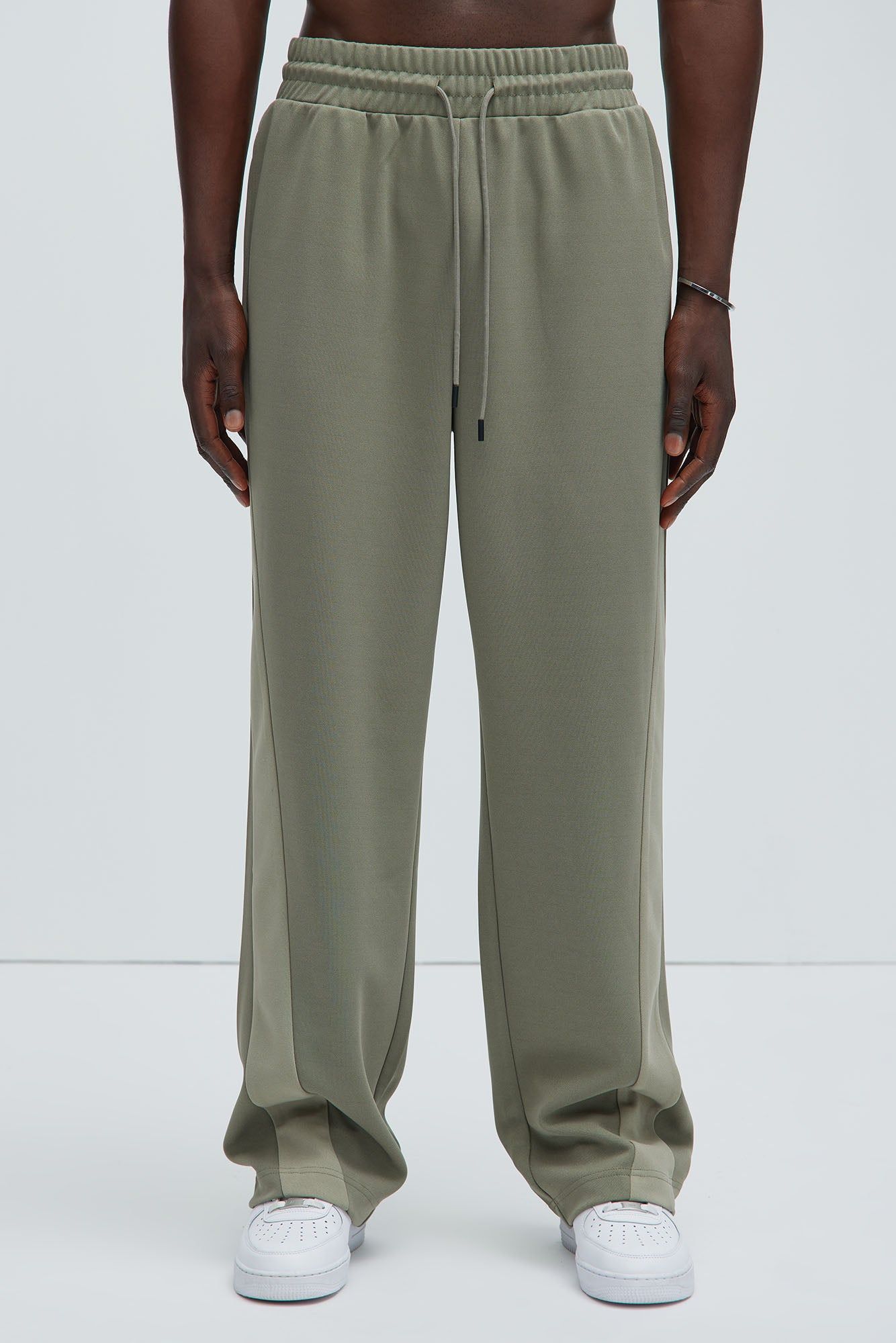 Hopper Relaxed Track Pants - Olive sold by Fashion Nova product image thumbnail 4