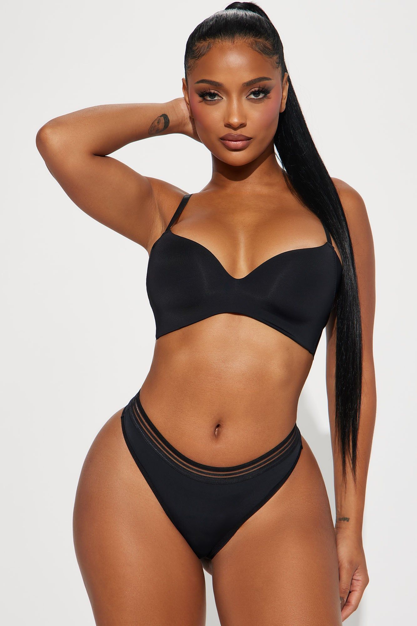 Weekend Vibe Banded Thong Panty - Black sold by Fashion Nova product image thumbnail 2