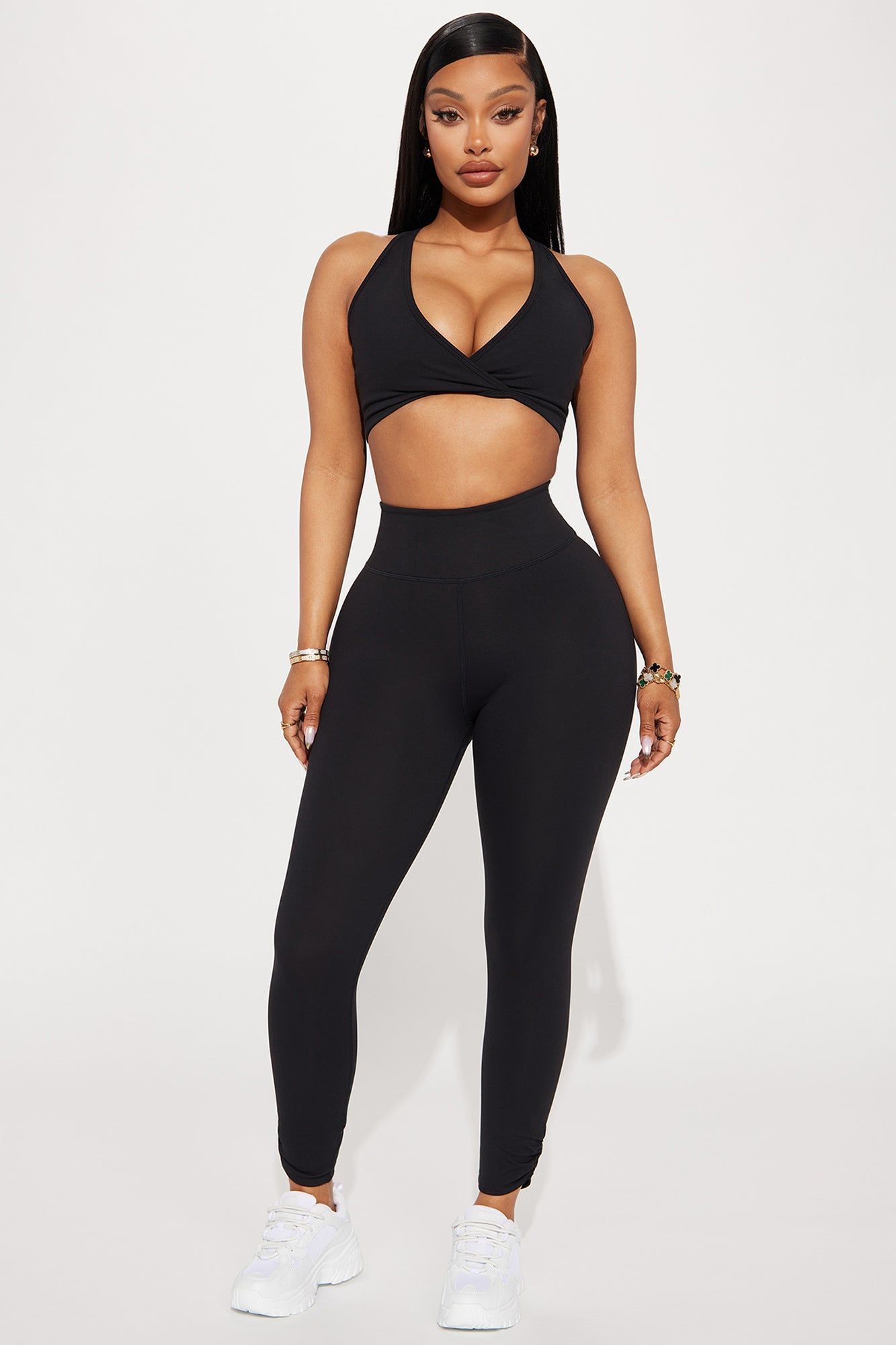 Core Super Soft Sports Bra - Black sold by Fashion Nova product image thumbnail 5