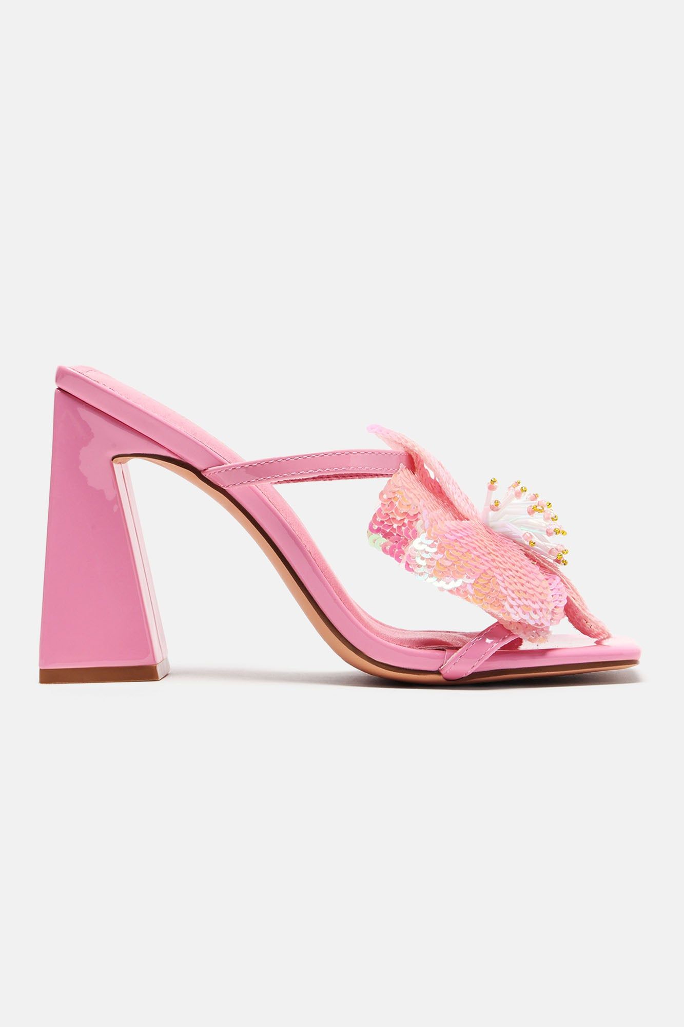 Spring Dream Sequin Mules - Pink sold by Fashion Nova product image thumbnail 4