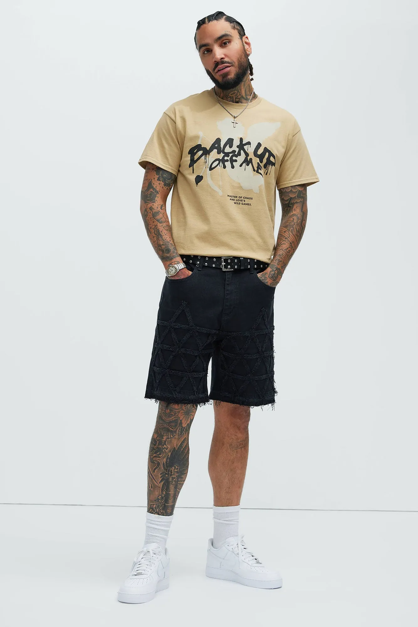 Interstellar Relaxed Denim Shorts - Black sold by Fashion Nova product image thumbnail 2