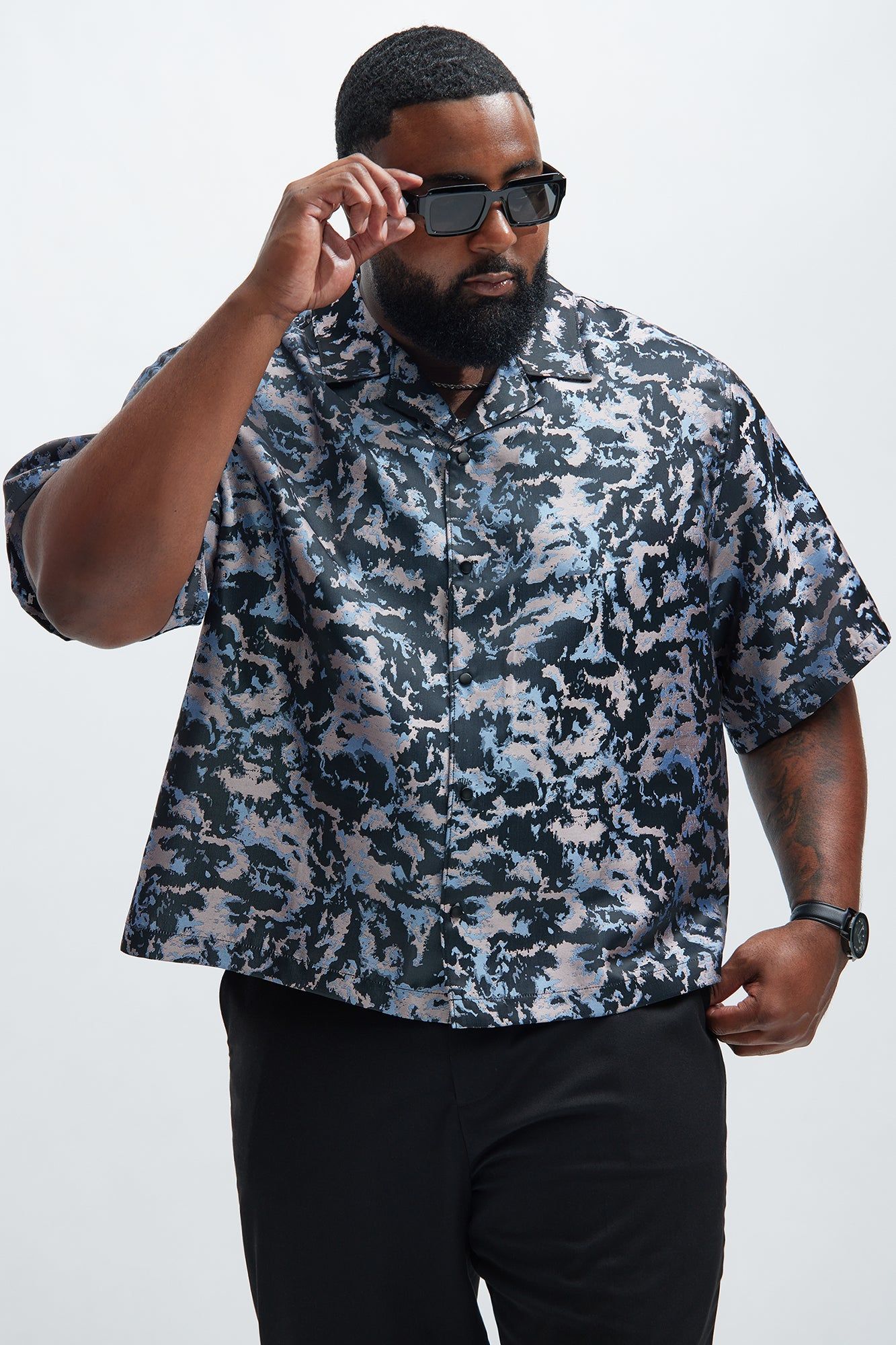 Theo Shirt - Blue/combo sold by Fashion Nova product image thumbnail 4