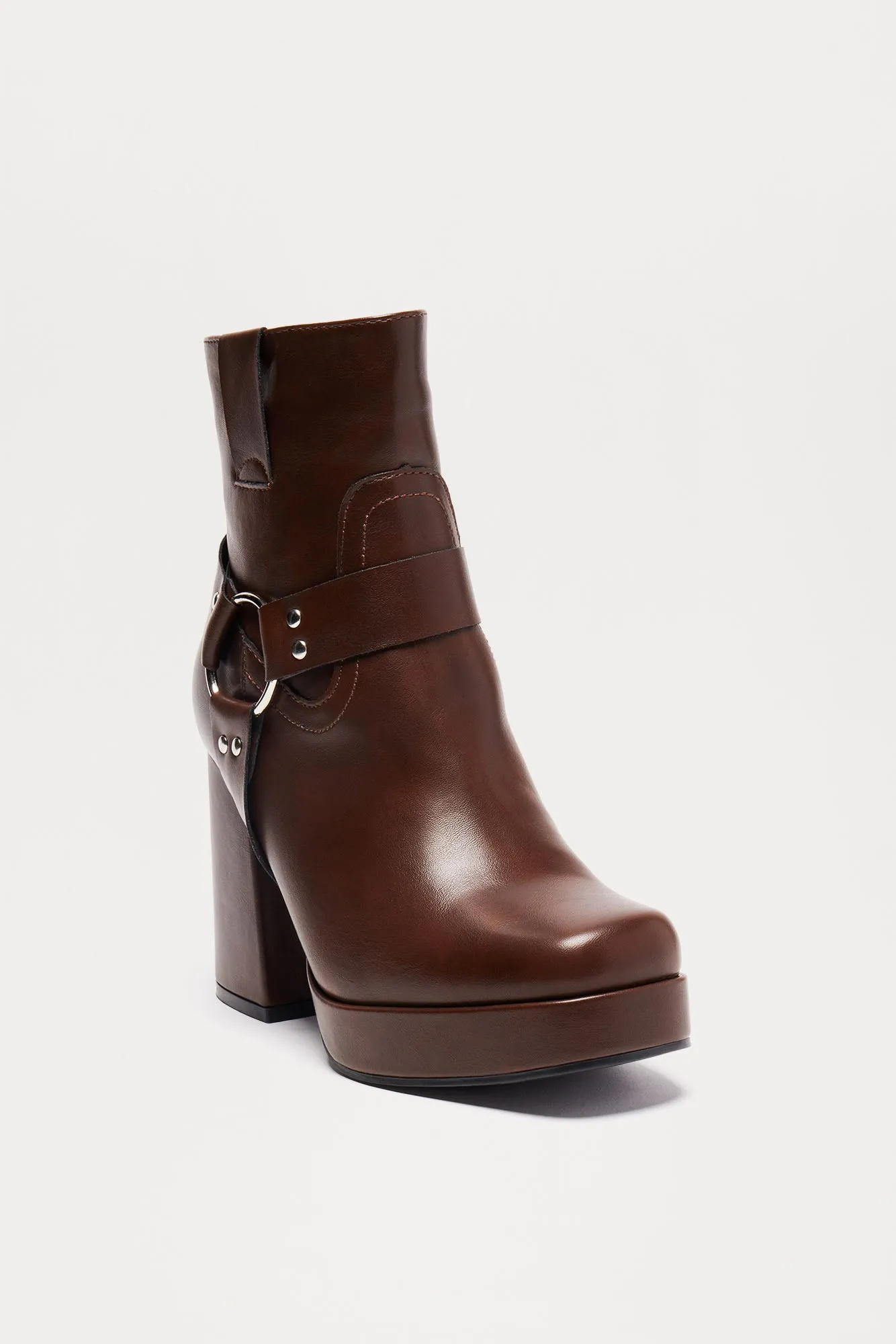 Show Me The Way Platform Booties - Brown sold by Fashion Nova product image thumbnail 3