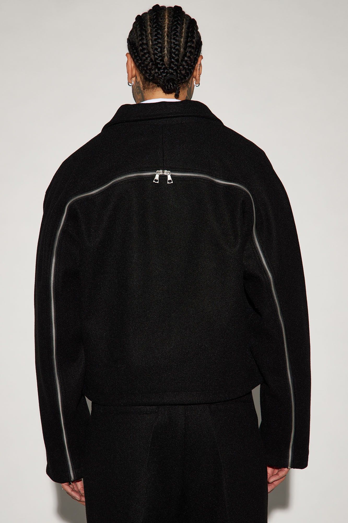 Zip It Out Crop Jacket - Black sold by Fashion Nova product image thumbnail 4