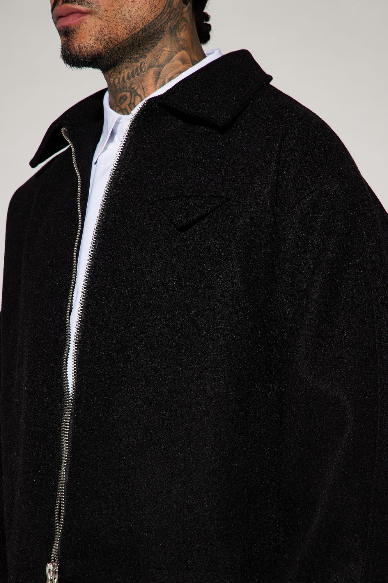 Zip It Out Crop Jacket - Black sold by Fashion Nova product image thumbnail 3