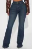 Get You Off My Mind Stretch Flare Jeans - Dark Wash sold by Fashion Nova