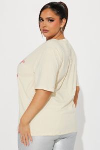 Ride Or Die Graphic Tee - Beige sold by Fashion Nova