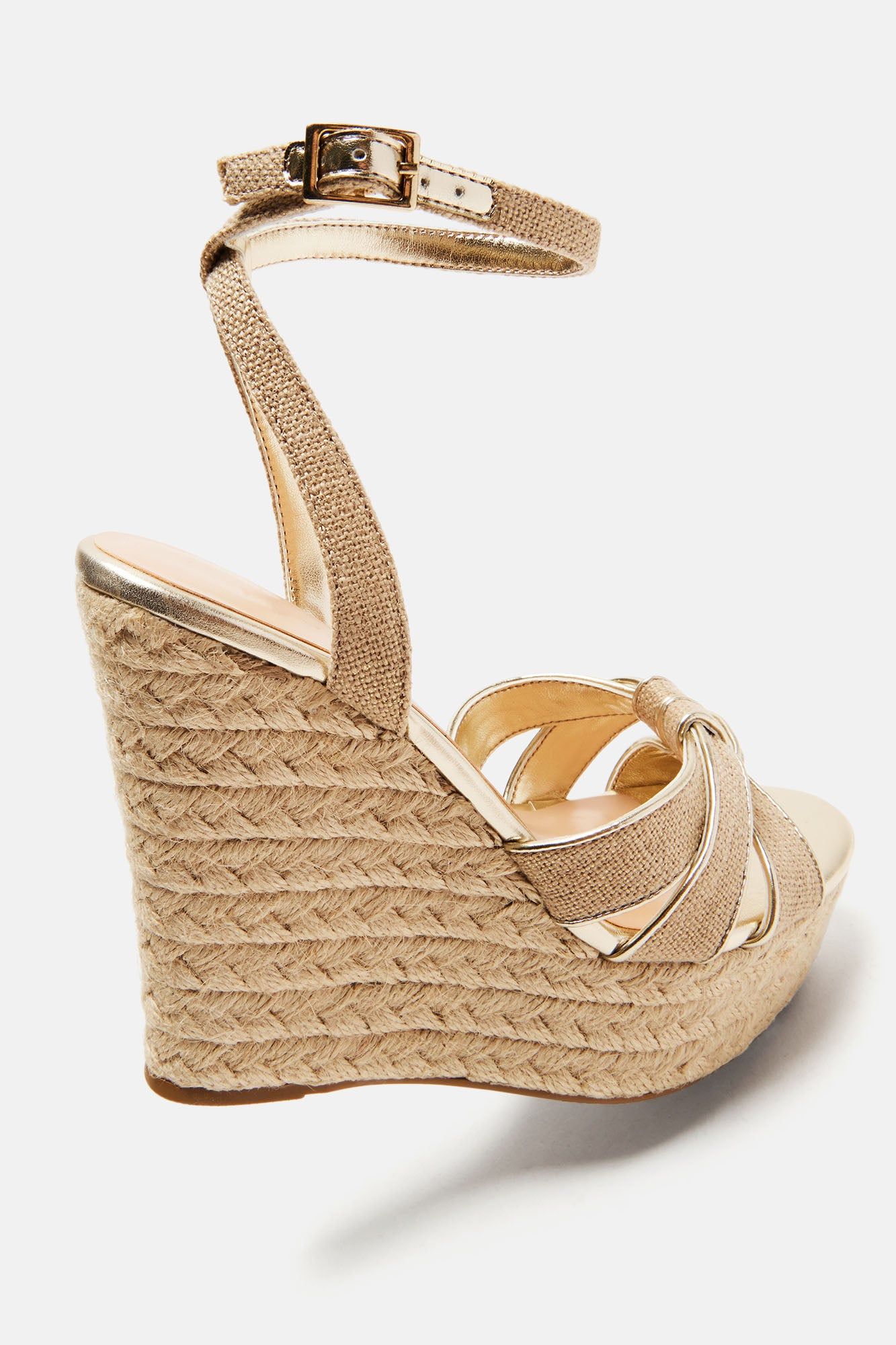 Tell Me Why Wedges - Beige sold by Fashion Nova product image thumbnail 5