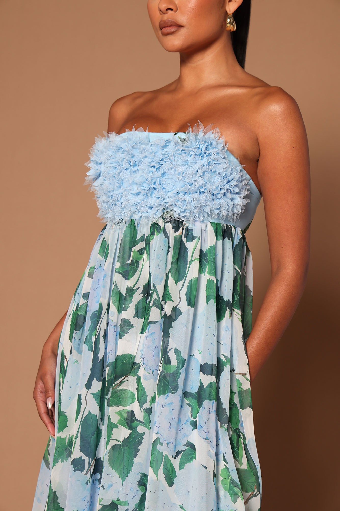 Effie Maxi Dress - Blue/combo sold by Fashion Nova product image thumbnail 3