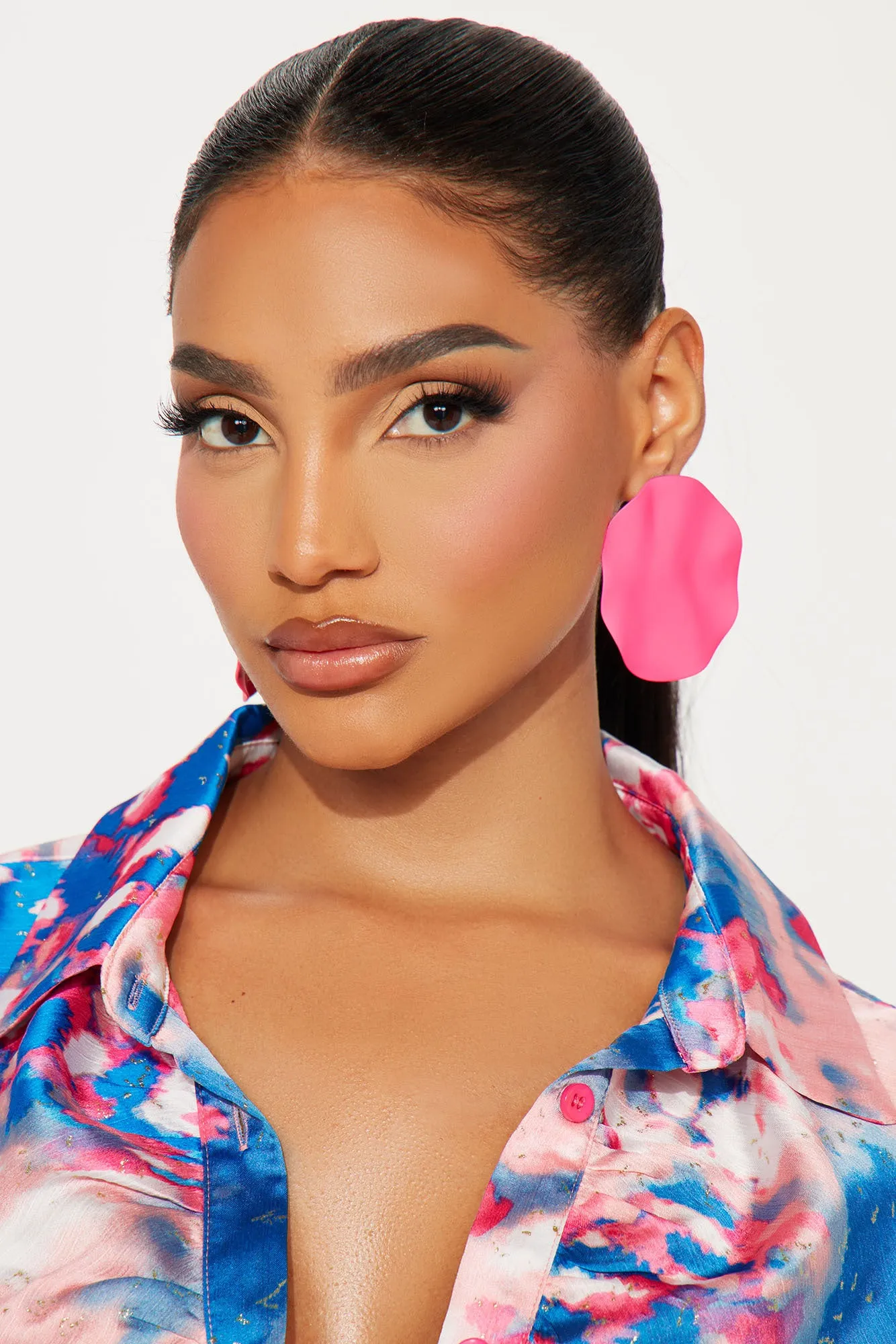 Pink Poppi Earrings - Pink sold by Fashion Nova product image thumbnail 2
