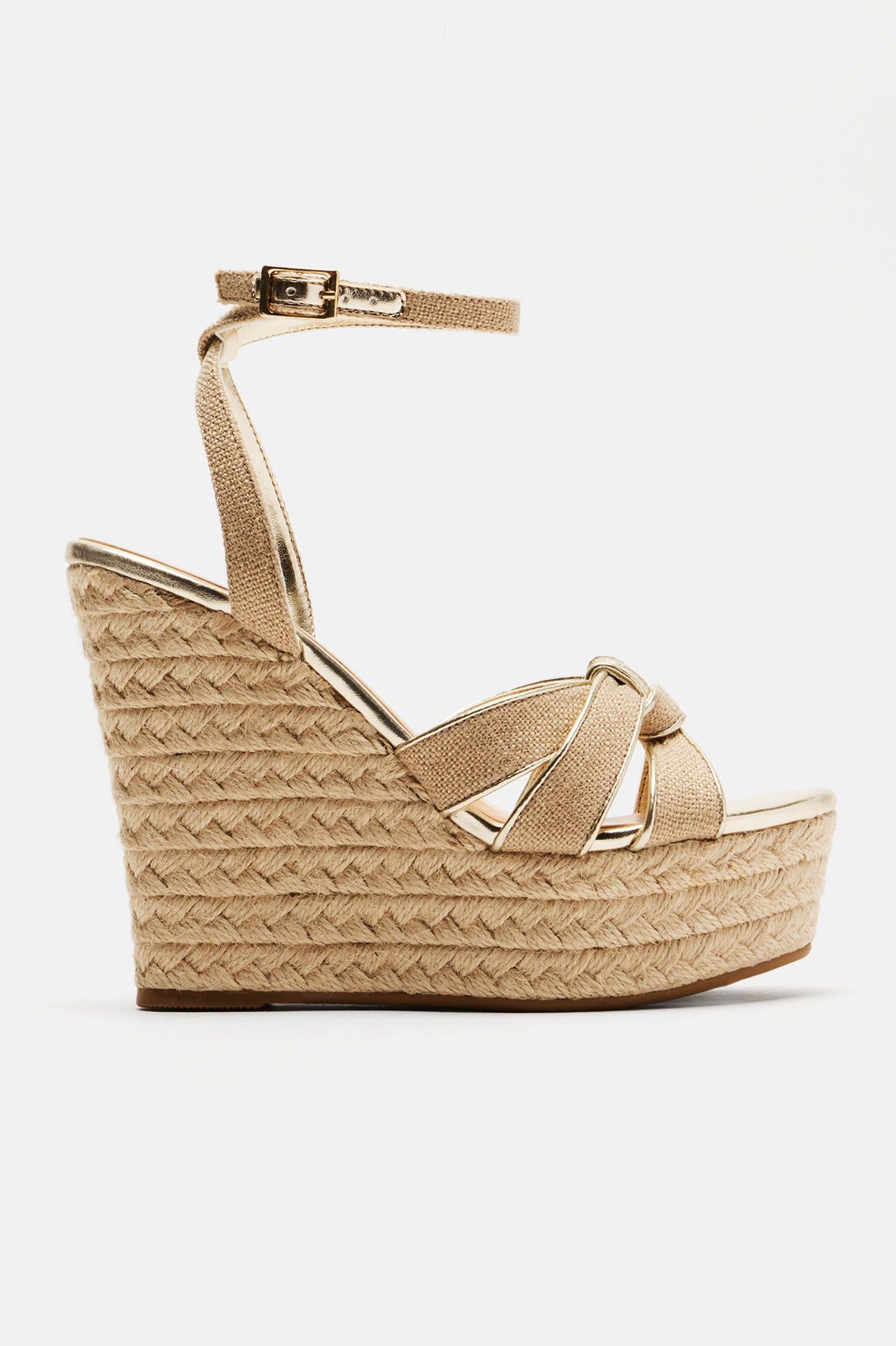 Tell Me Why Wedges - Beige sold by Fashion Nova product image thumbnail 4
