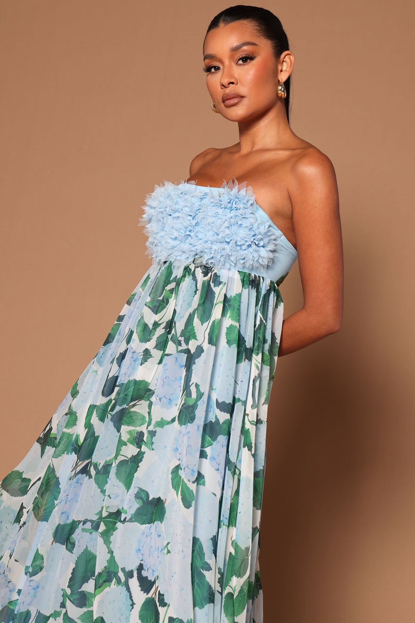 Effie Maxi Dress - Blue/combo sold by Fashion Nova product image thumbnail 2