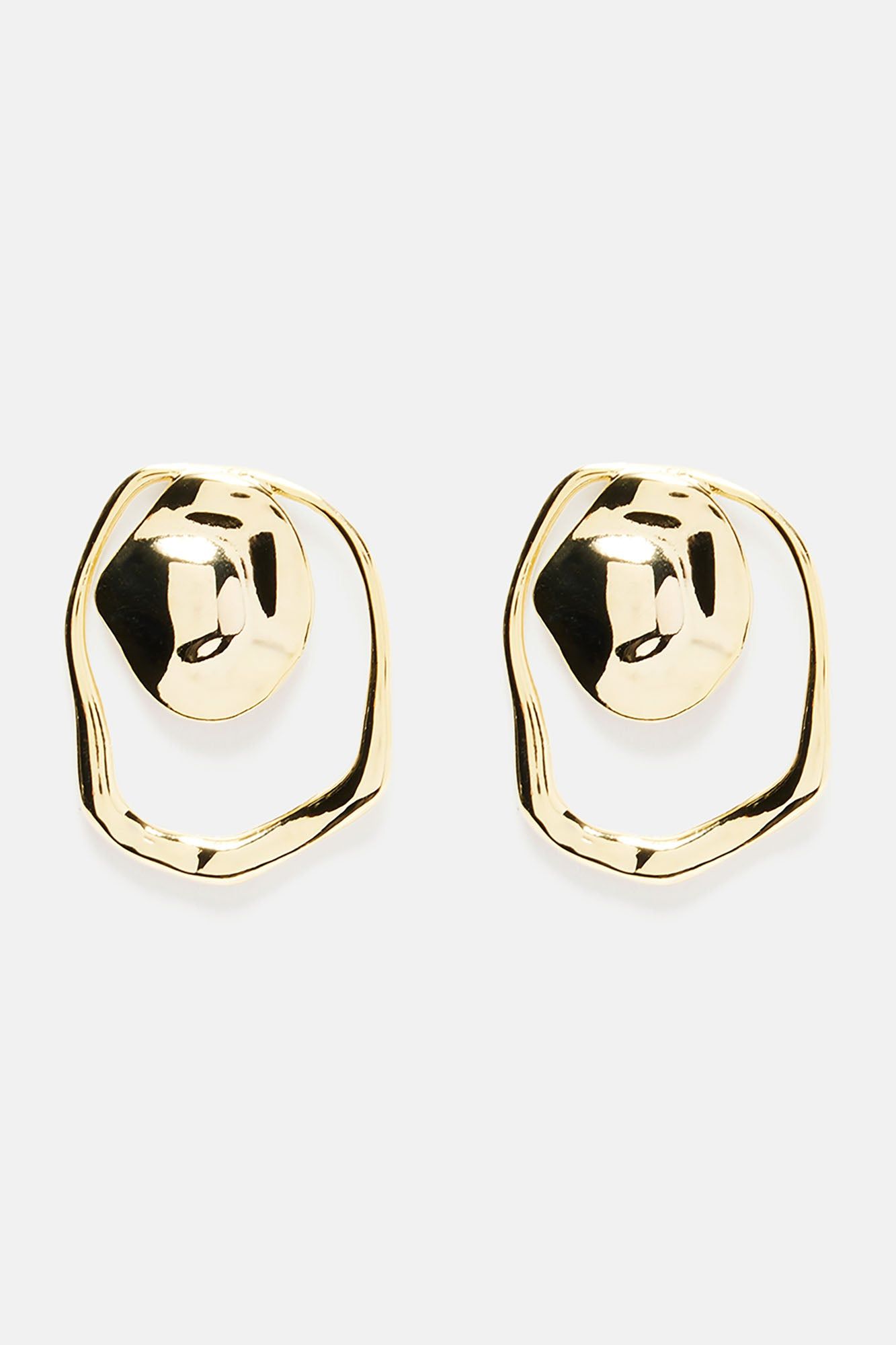 Astra Earrings - Gold sold by Fashion Nova product image thumbnail 3