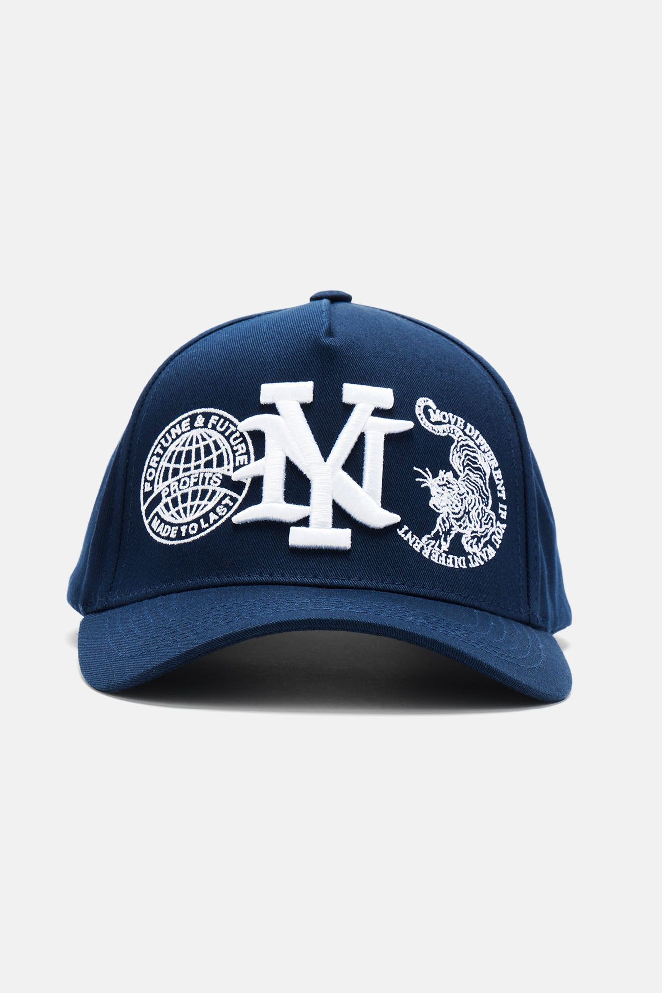 NY Fortune Snapback Hat - Navy sold by Fashion Nova product image thumbnail 2