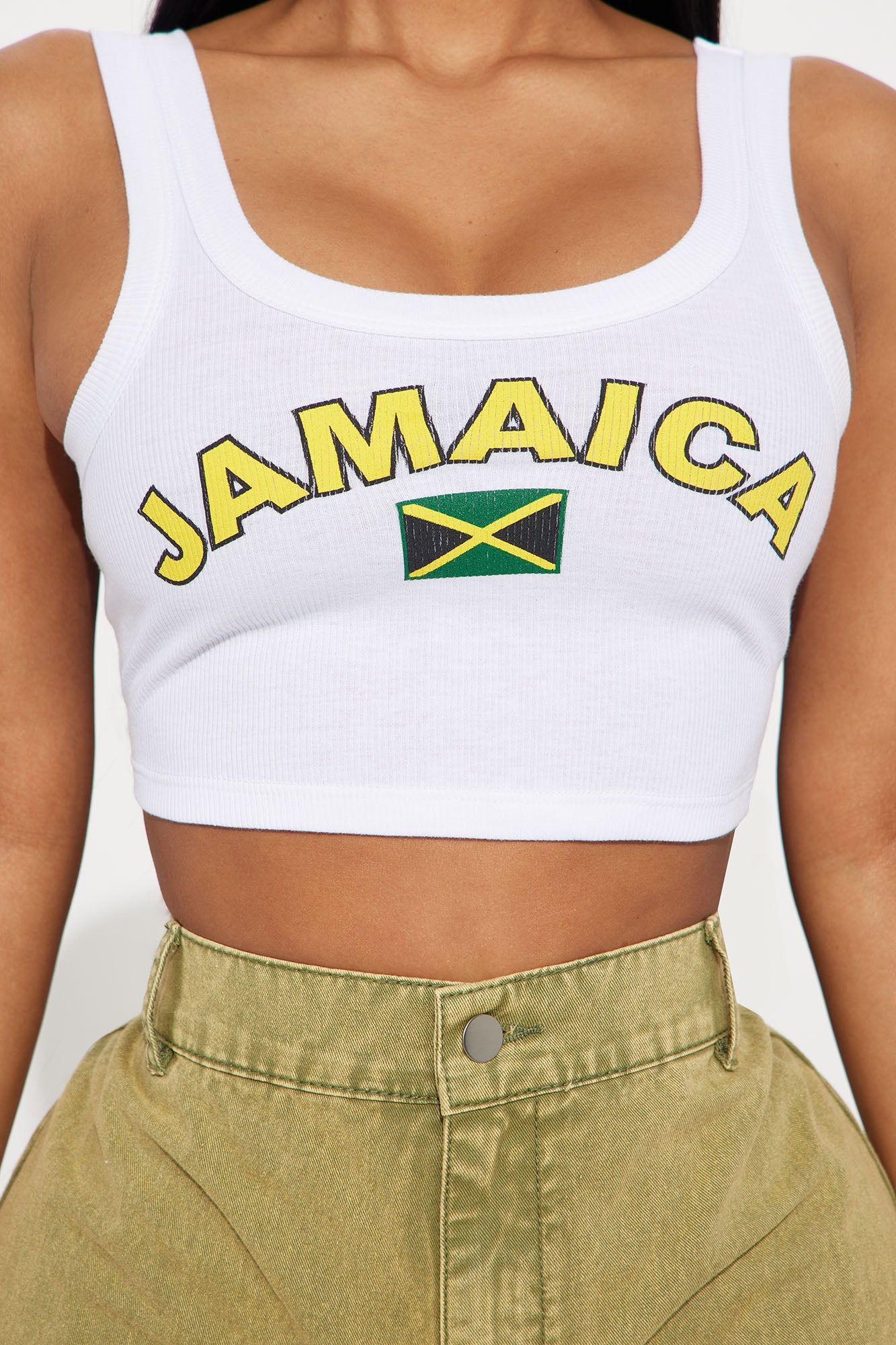 Jamaica Love Tank Top - White sold by Fashion Nova product image thumbnail 3