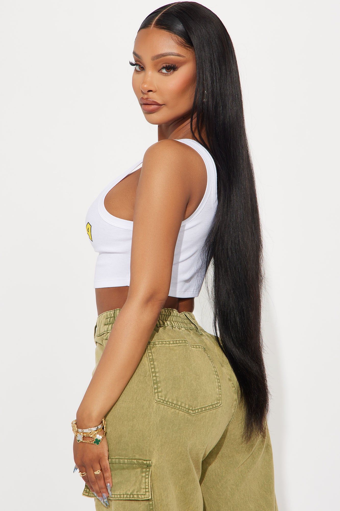 Jamaica Love Tank Top - White sold by Fashion Nova product image thumbnail 4