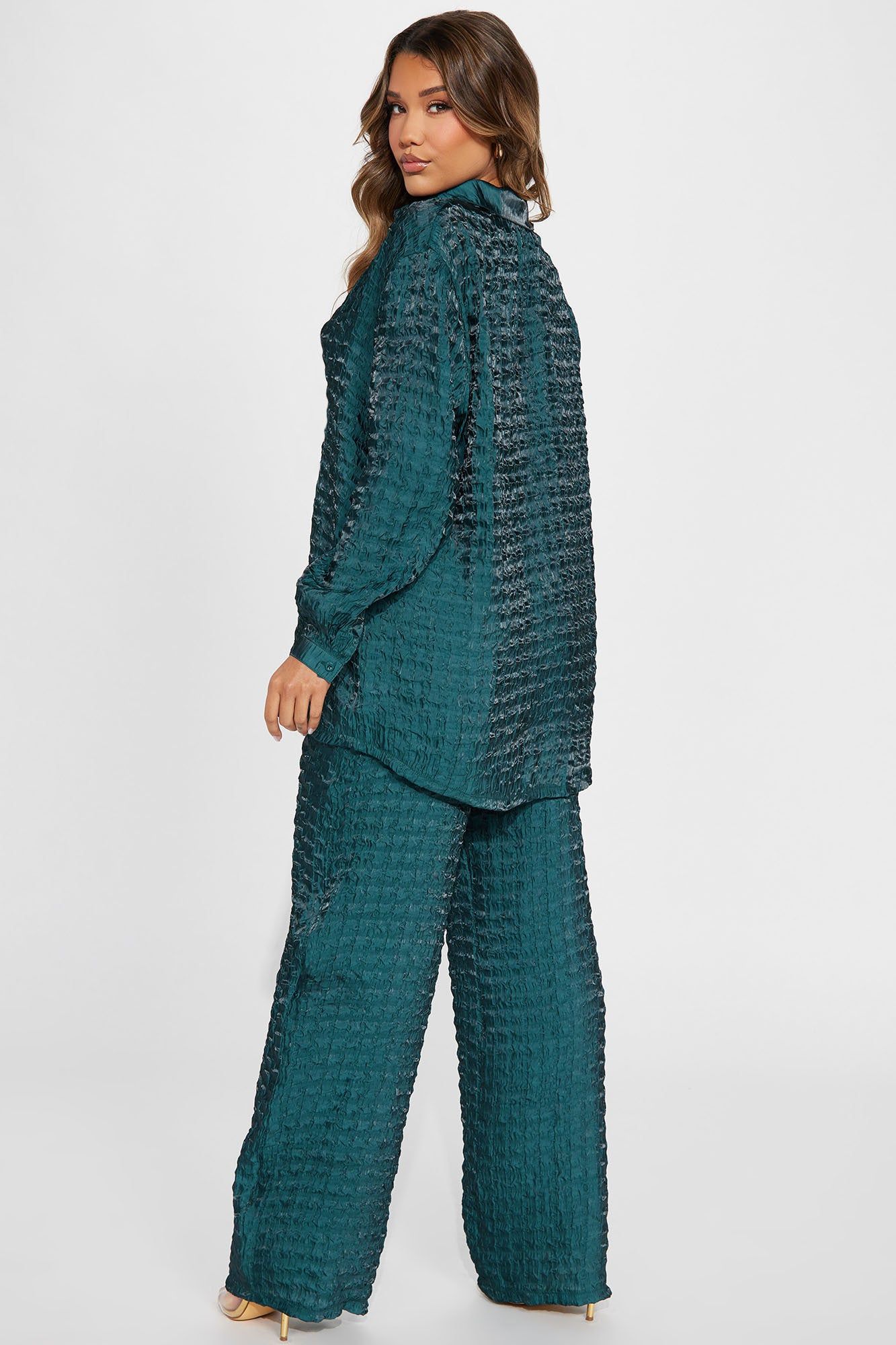 Royal Textured Pant Set - Hunter sold by Fashion Nova product image thumbnail 3