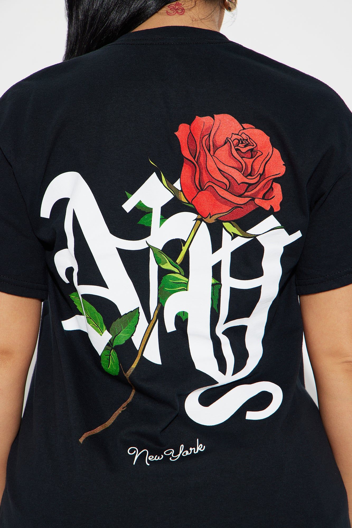 NY Rose Graphic Tee - Black sold by Fashion Nova product image thumbnail 5