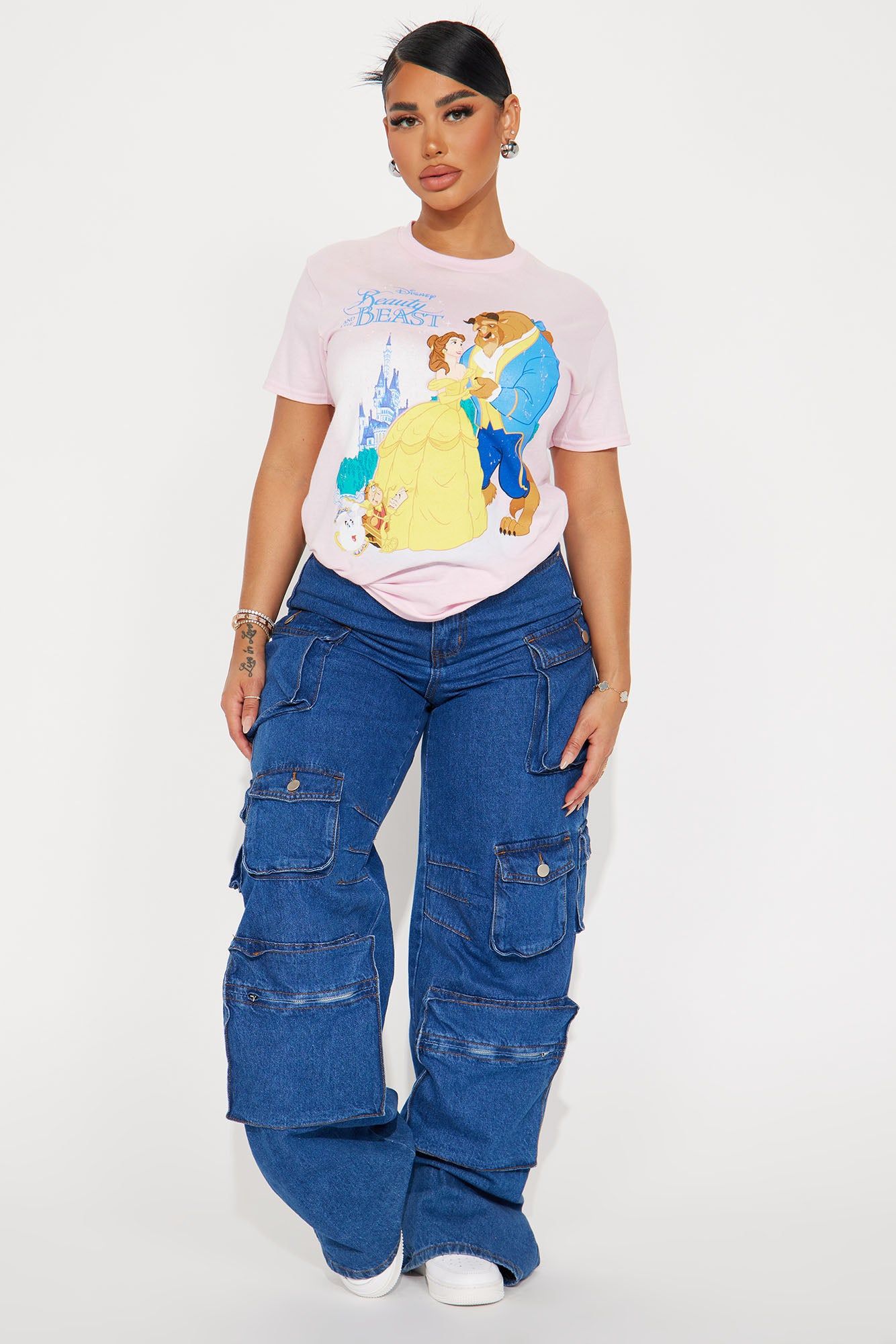 Beauty And The Best Graphic Tshirt - Pink sold by Fashion Nova product image thumbnail 2