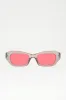 Never Tamed Sunglasses - Black/Red sold by Fashion Nova