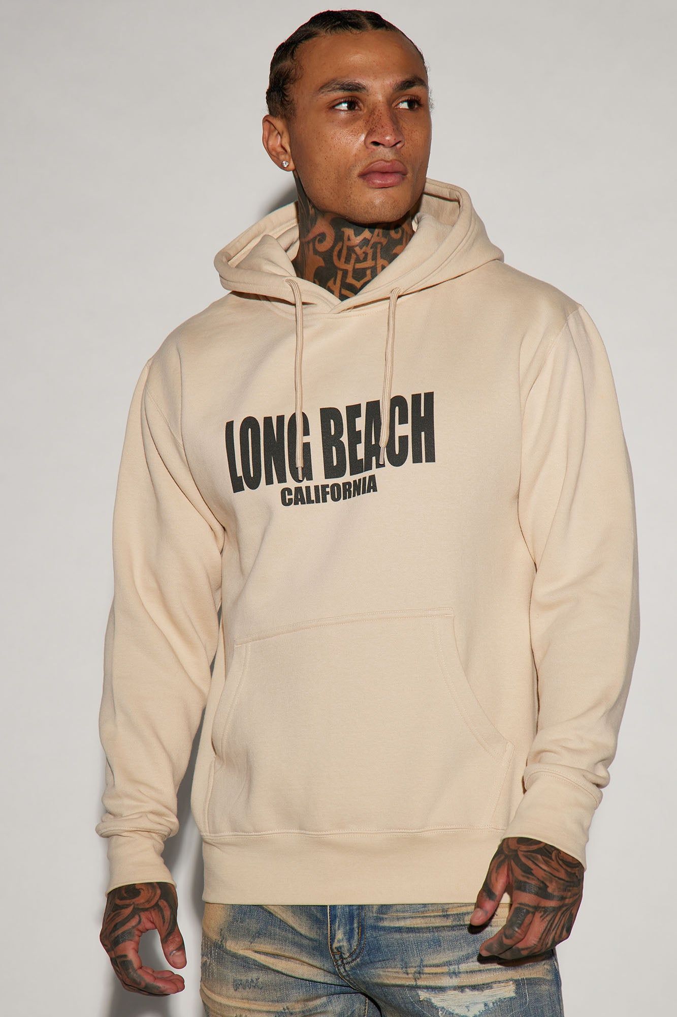 Long Beach Hoodie - Tan sold by Fashion Nova