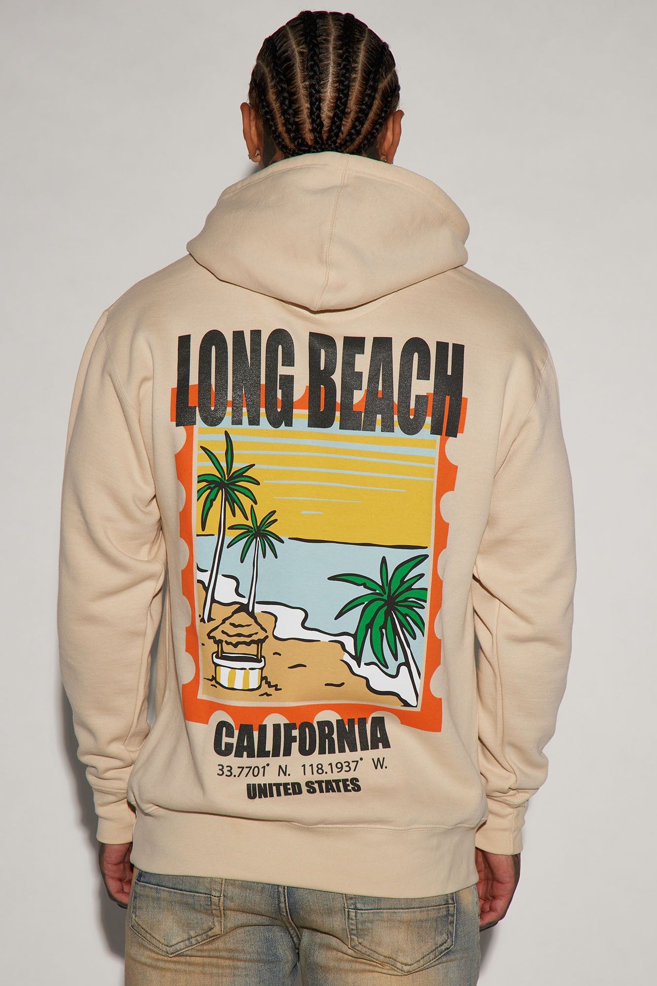 Long Beach Hoodie - Tan sold by Fashion Nova product image thumbnail 4
