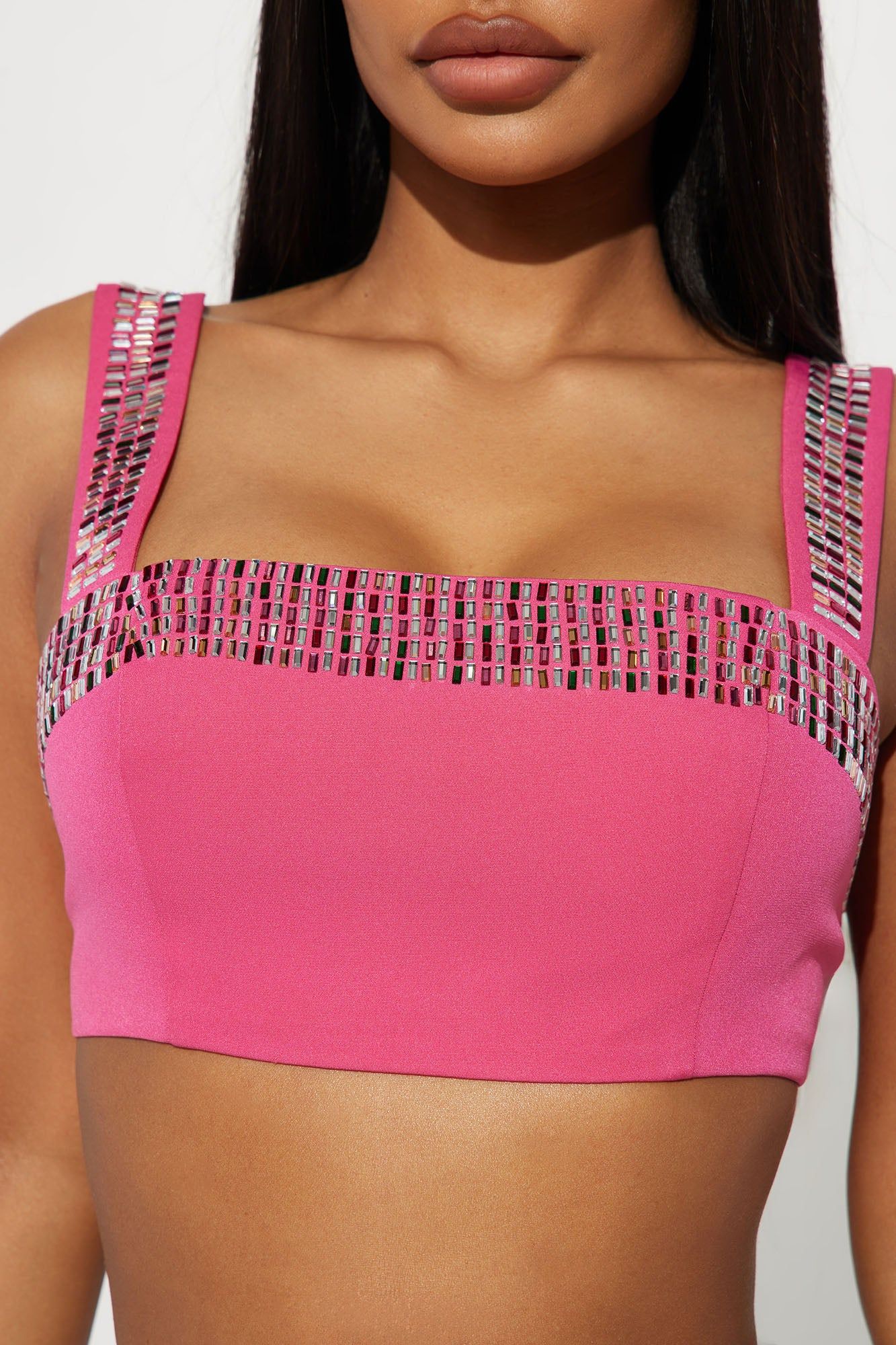 Shiny Nights Top - Pink/combo sold by Fashion Nova product image thumbnail 3