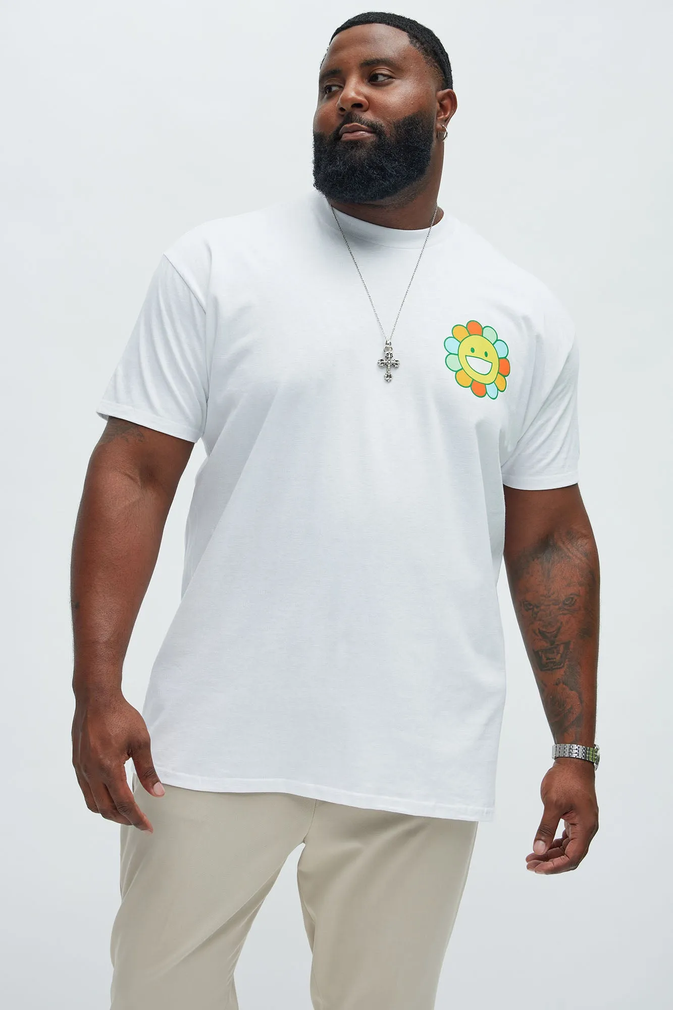 Good Vibes Worldwide Short Sleeve Tee - White sold by Fashion Nova product image thumbnail 5