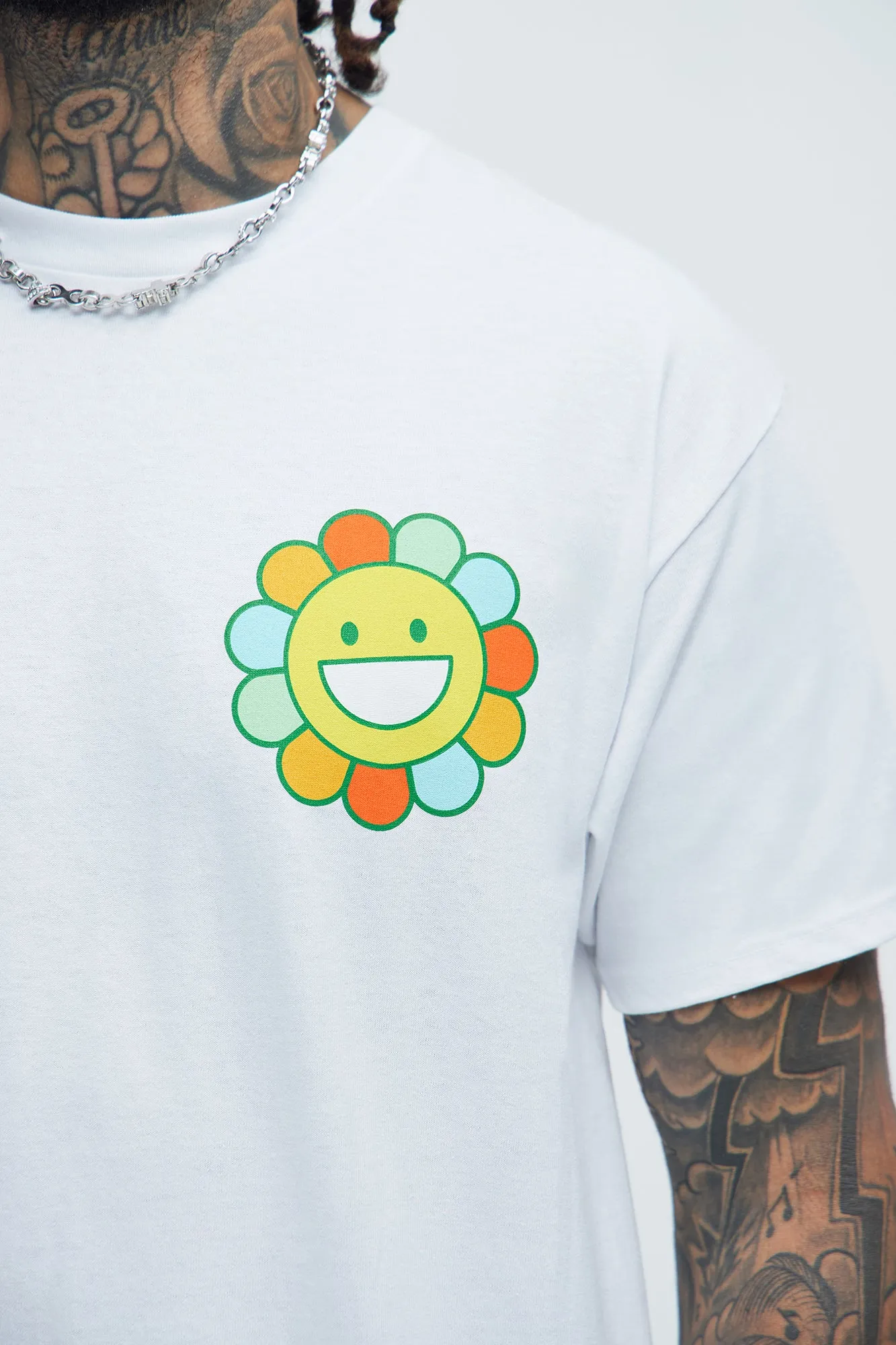 Good Vibes Worldwide Short Sleeve Tee - White sold by Fashion Nova product image thumbnail 2