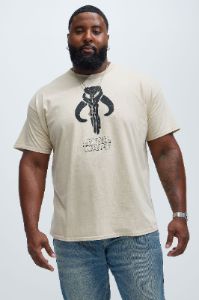Star Wars Boba Fett Hunted Short Sleeve Tee - Cream sold by Fashion Nova