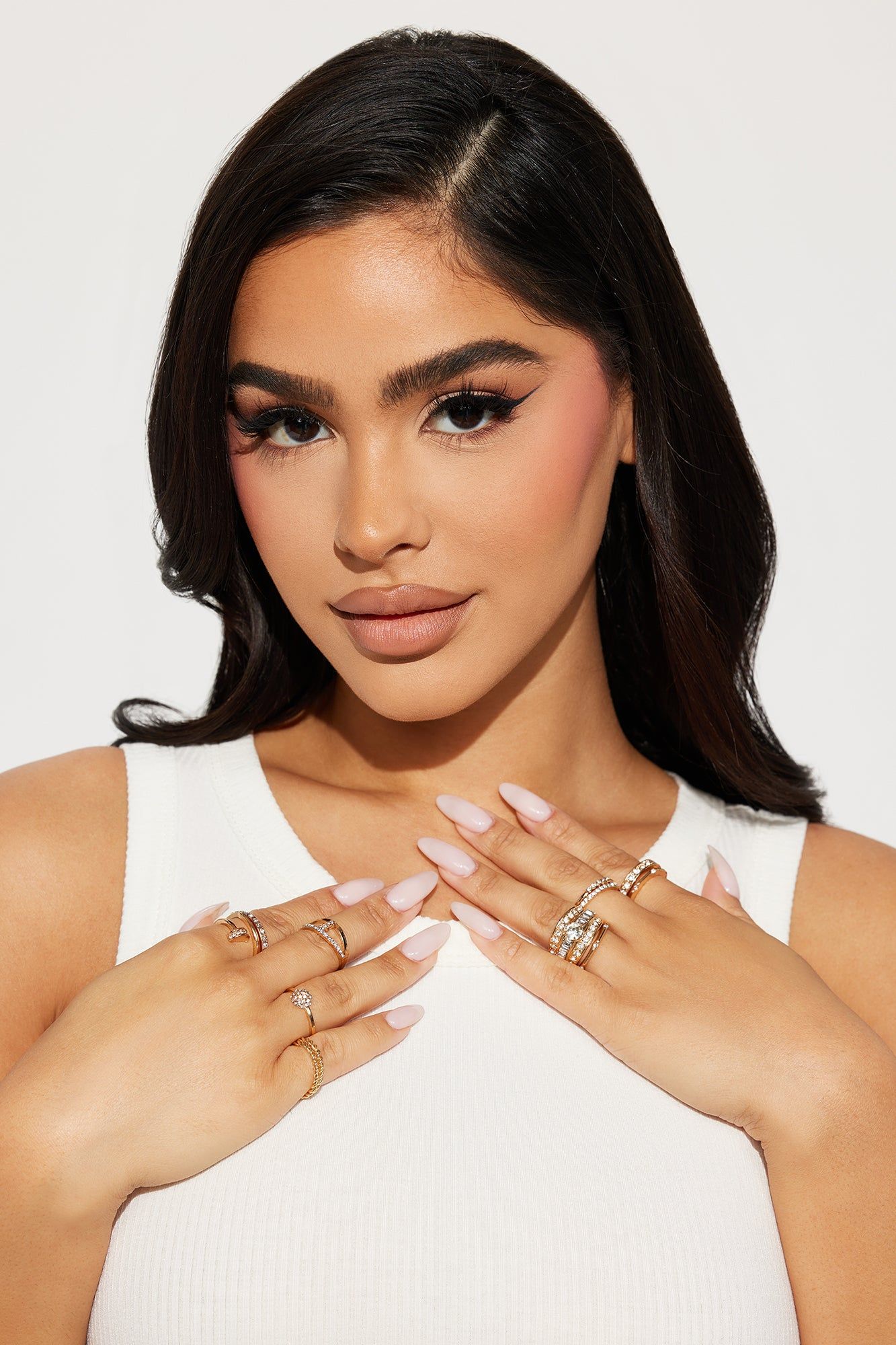 Treat Me Right Or Bye 12 Piece Ring Set - Gold sold by Fashion Nova product image thumbnail 2