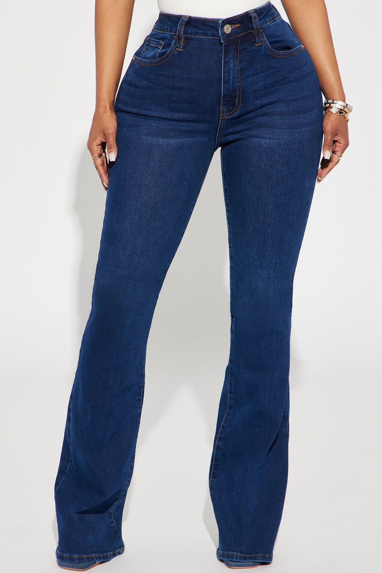 Tall Affair Of The Flare Stretch Jeans - Dark Wash sold by Fashion Nova product image thumbnail 2