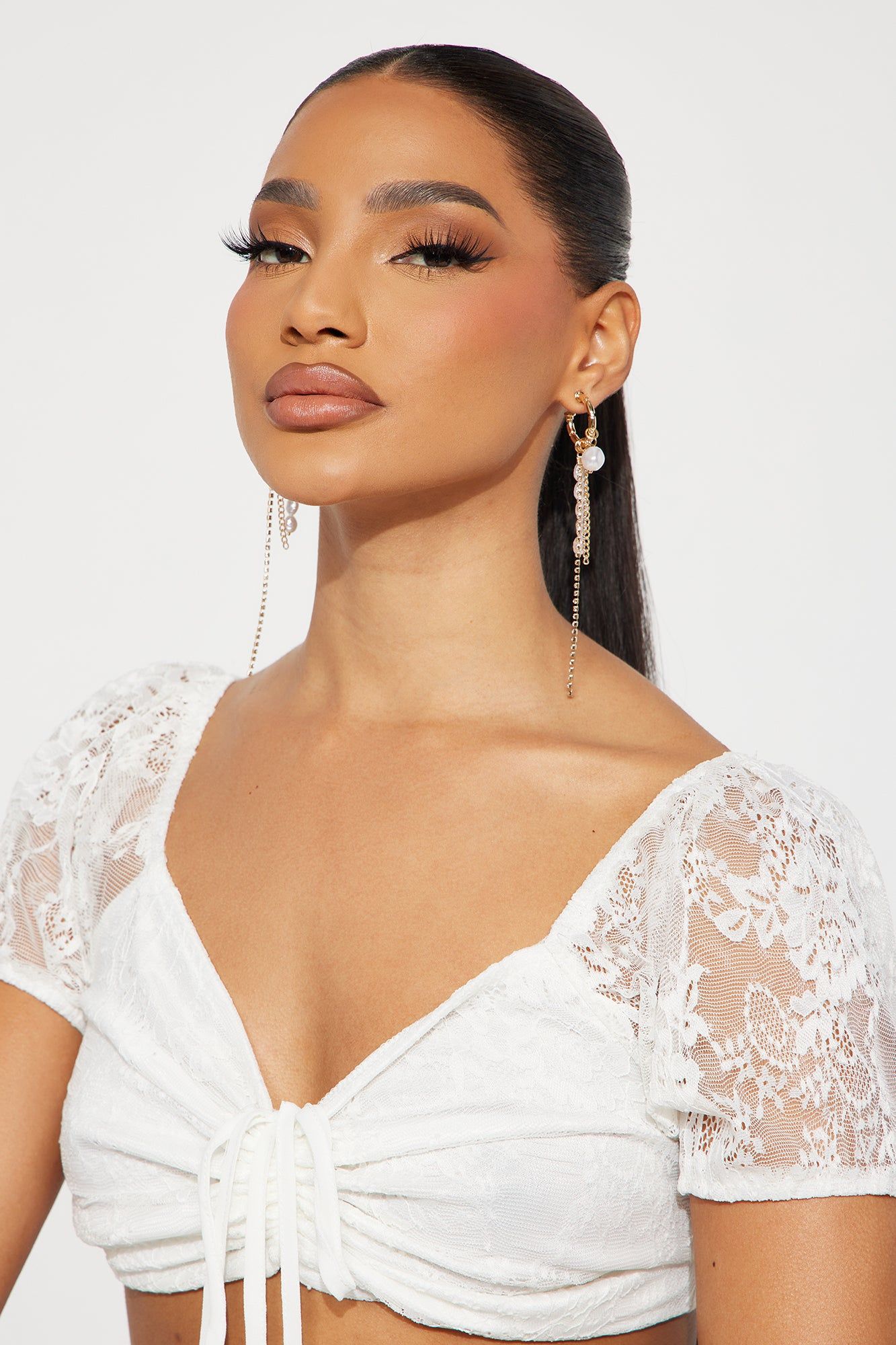 Dreamy Escape Earrings - Gold sold by Fashion Nova product image thumbnail 2